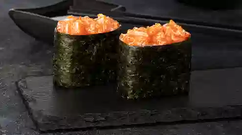 Суши гункан с лососем меню Суши Мастер
